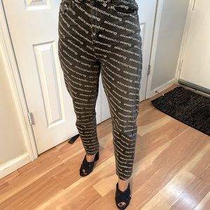 Alexander Wang all over print denim jeans, size 27